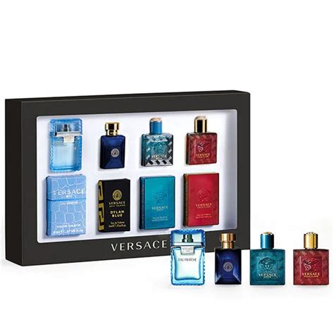 versace mini collection set|versace deluxe miniature gift set.